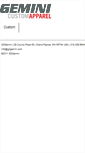 Mobile Screenshot of geminijerseys.com